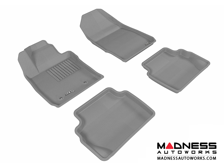 Ford Fiesta Hatchback Floor Mats (Set of 4) - Gray by 3D MAXpider